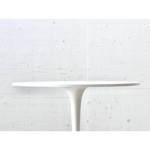 Round Docksta Tulip Table in White from Ikea, 2010s For Sale - Image 12 of 14