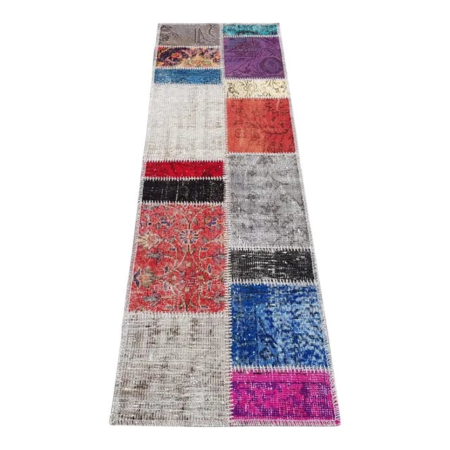 Oushak Decorative Vintage Runner For Sale