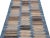 Contemporary 2020s Blue & Brown Flatweave Kilim Wool Runner With a Modern Abstract Design For Sale - Image 3 of 7