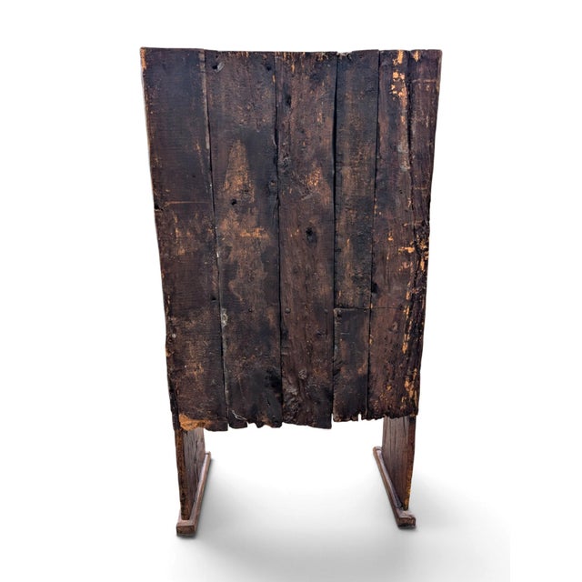 17th Century Two-Door Chestnut Wood Cabinet from the Late 17th Century - Tuscany, Italy For Sale - Image 5 of 16