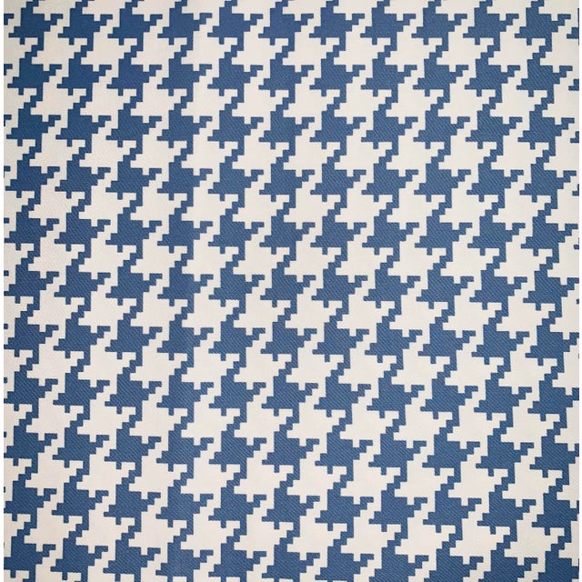 Free Spirit Designer Vicki Payne Blue & White Check Dogtooth Houndstooth Fabric- 10 Yards For Sale In Jacksonville, FL - Image 6 of 6