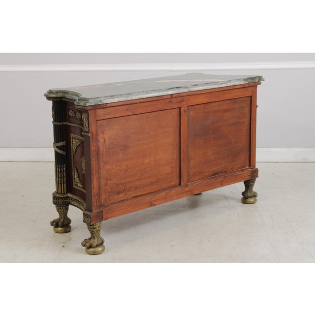 Vintage Marble Top French Louis XVI Style Commode For Sale - Image 17 of 18