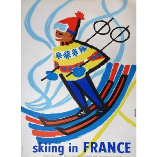 1959 Constantin "Skiing In France" Poster For Sale