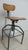 Industrial Vintage Bevco Industrial Counter Swivel Bar Drafting Stool Chair Toledo Style For Sale - Image 3 of 12