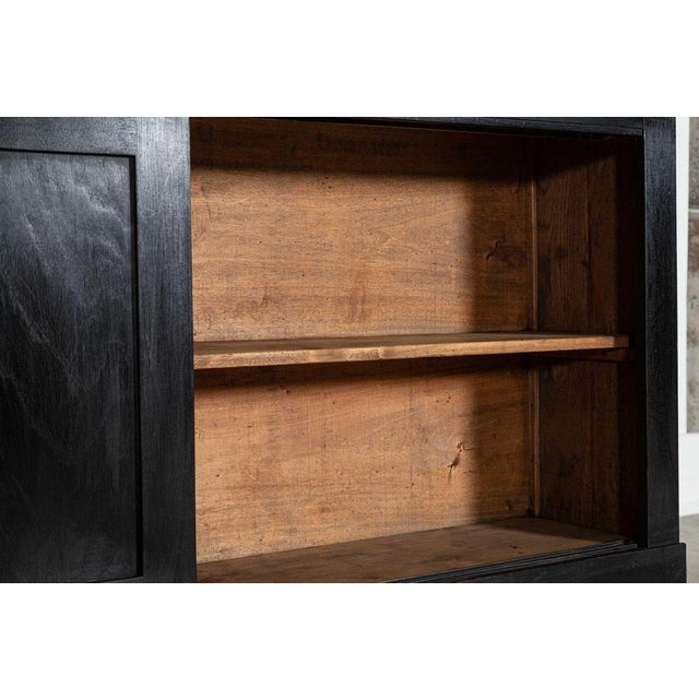 Large French Ebonised Fruitwood Dresser Base, 19th Century For Sale - Image 15 of 17