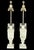 Alabaster Mid 20th Century Neoclassical Alabaster Table Lamps - a Pair For Sale - Image 8 of 15