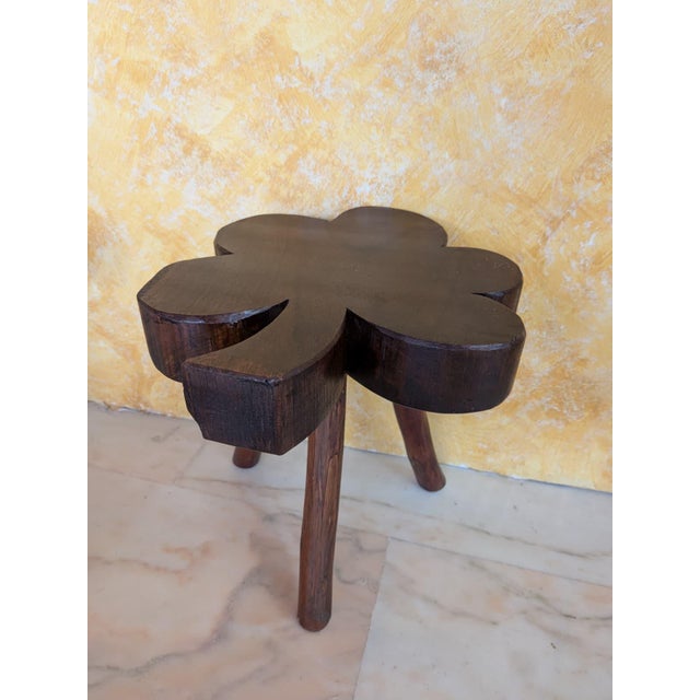 Vintage Clover Stools, 1950s, Set of 2 For Sale - Image 4 of 11