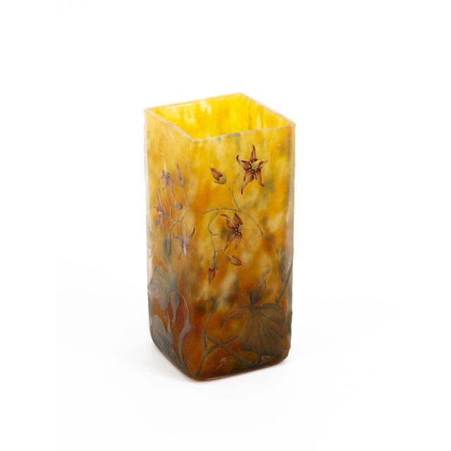 Art Nouveau Orchis Vase in Multi-Layered Glass by Daum, 1890s For Sale - Image 3 of 17