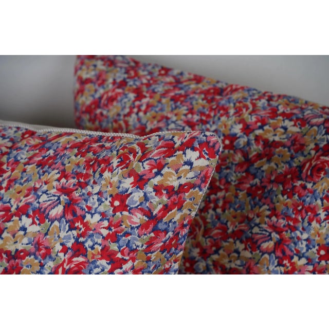 Uzbek Roller Printed Cushion Cover - A Pair For Sale - Image 4 of 5