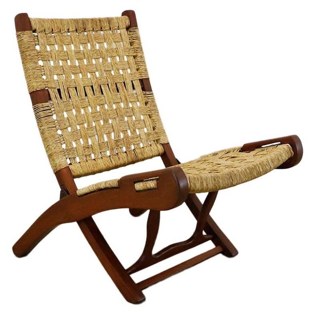 1960s Mexican Folding Chair Attributed to Muebles Toluca For Sale - Image 13 of 17