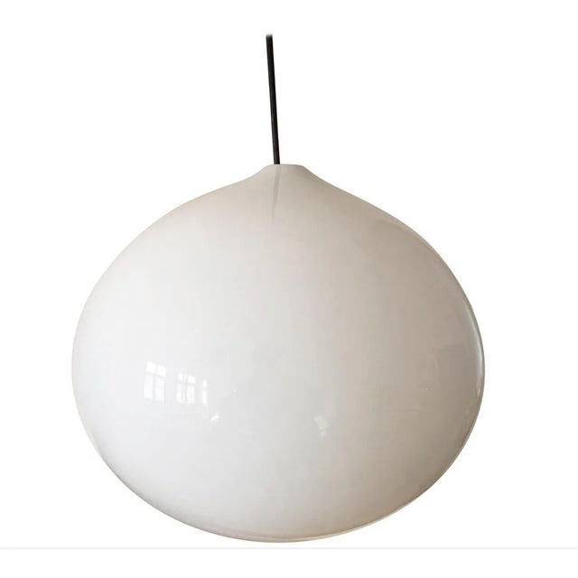 1950s Large Mid-Century Glass Pendant Lamp by Alessandro Pianon for Vistosi, 1950s For Sale - Image 5 of 5