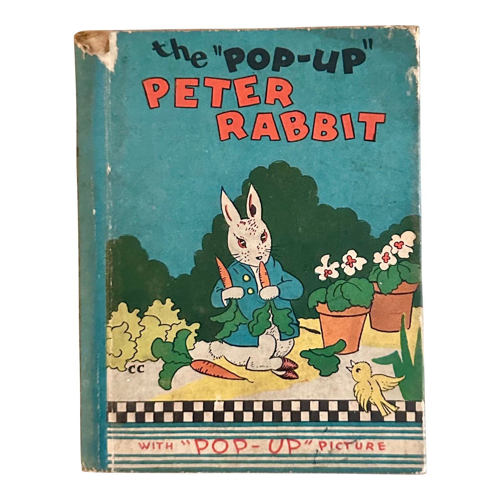 Rare 1930s Blue Ribbon Peter Rabbit Pop-Up Book | Chairish