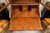 Edwardian Walnut Secretary With Hand Painted Motifs For Sale - Image 4 of 10