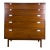 1960s Mid Century Modern George Nelson Style Tall Dresser by Bassett For Sale
