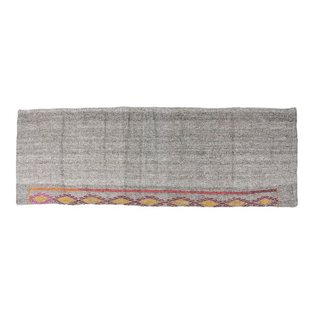 1960s Handwoven Anatolian Flatweave Kilim For Sale