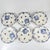 Vintage Semi-Porcelain Dessert Plates from Badonviller, 1920s, Set of 6 For Sale - Image 6 of 11