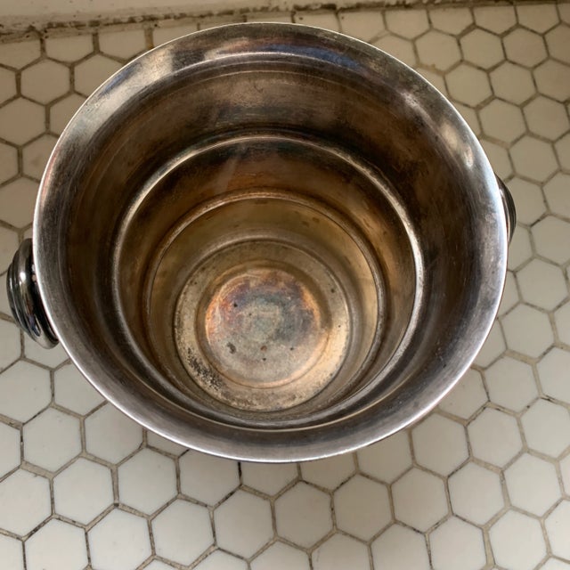 Mid Century Silver Engraved Mini Champagne Bucket 1957 For Sale - Image 11 of 12