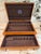 Gorgeous vintage solid wood flatware chest. Crafted with a rich warm finish highlighting the natural wood grain, this...