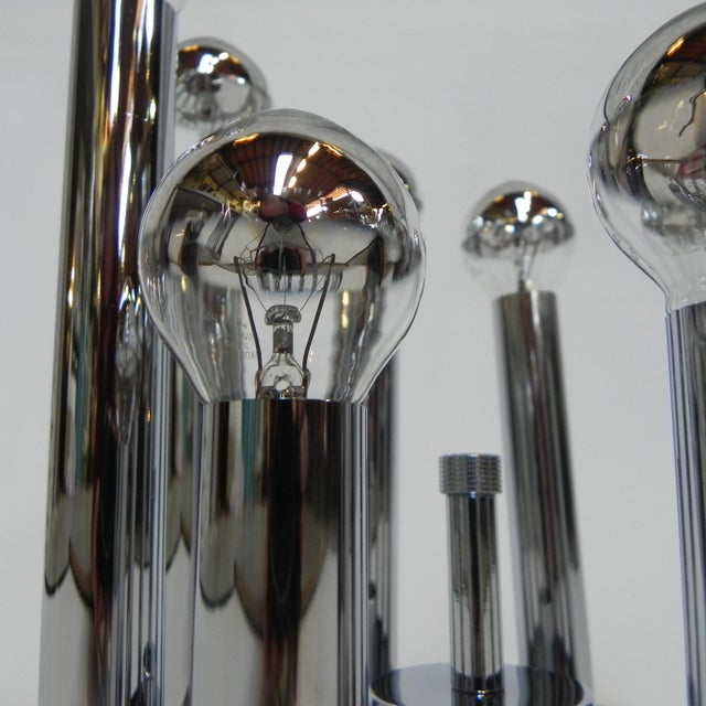 Eight-Light Ceiling Lamp from Sciolari, 1970s For Sale - Image 15 of 18