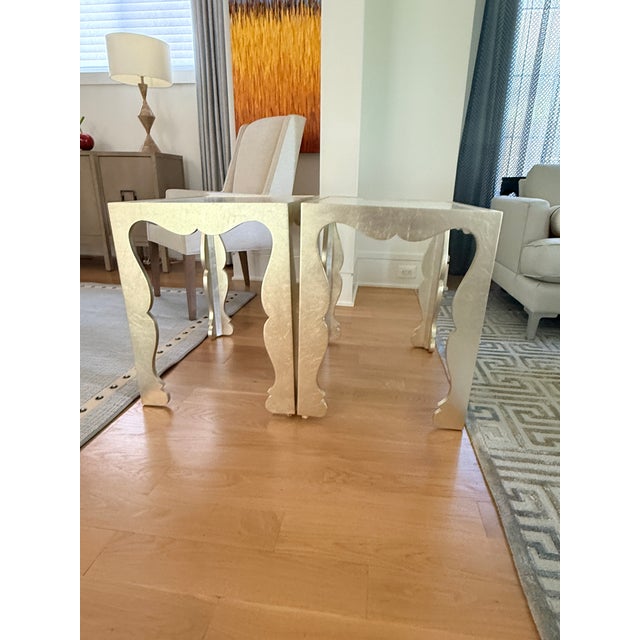 Wood Pair of Bernhardt Savoy End Tables For Sale - Image 7 of 11