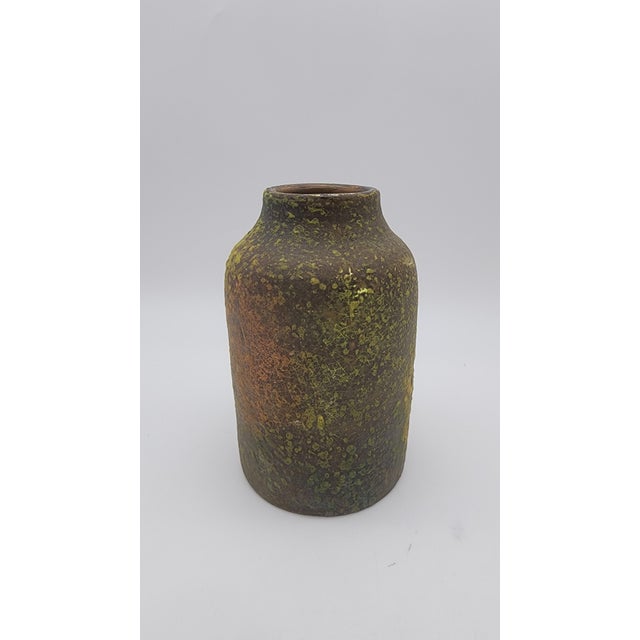 Mid-Century Modern Aldo Londi for Bitossi Volcanic Glaze Studio Pottery Vase, Italy, c. 1960s–70s For Sale - Image 3 of 9