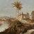 Wood Antique Orientalist India Landscape Oil Painting by Daniel C. Grose For Sale - Image 7 of 14