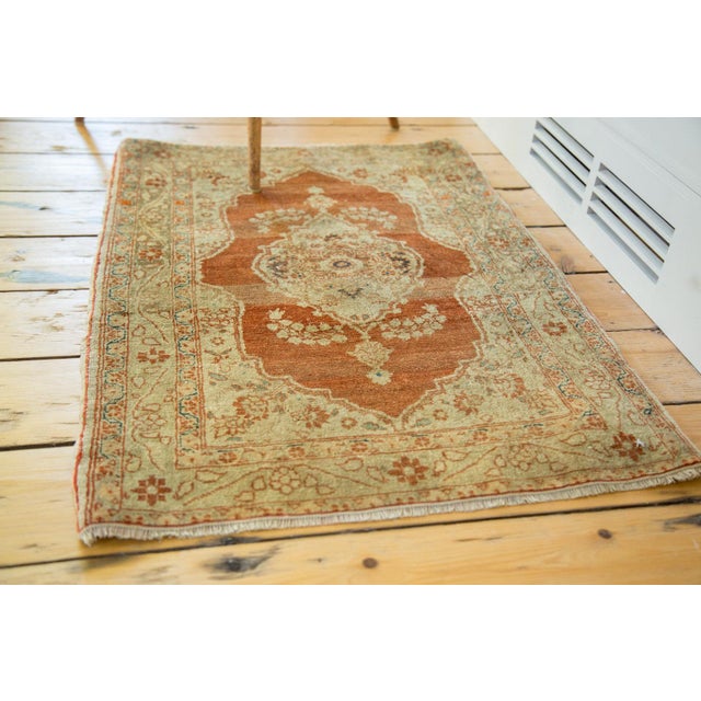 Fine Antique Haji Jalili Rug Mat - 1'11" x 2'9" For Sale - Image 14 of 16