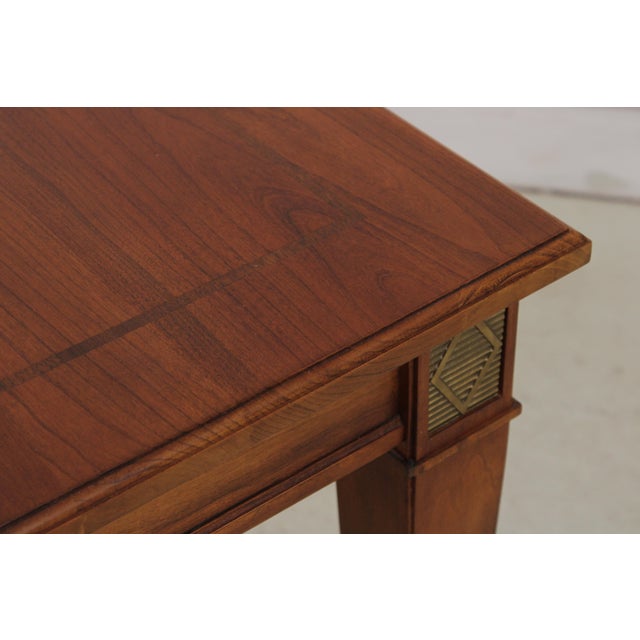 Stickley Cherry Regency Style Dining Table For Sale - Image 10 of 18