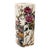 Vintage Chinese Famille Rose Bird & Flower Porcelain Square Vase With Qianlong Mark For Sale