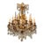 Fine 19th C. French Gilt Bronze and Crystal Chandelier For Sale