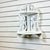 White 1980s Vintage Americana Boho Chic 2 Tier Cutout Wall Mounted Corner Shelf For Sale - Image 8 of 11