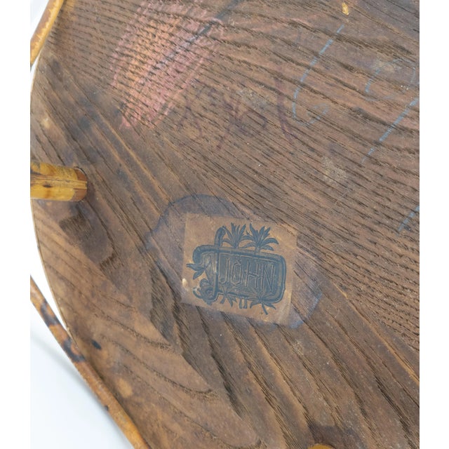 1920s Safari Bamboo Side Table For Sale - Image 11 of 12