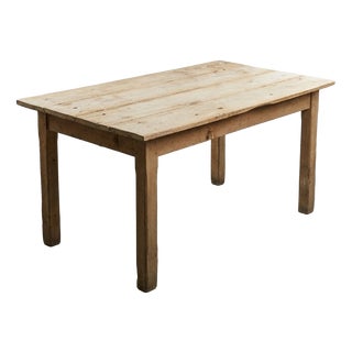 Antique Farmhouse Table in Oak, 1850s For Sale