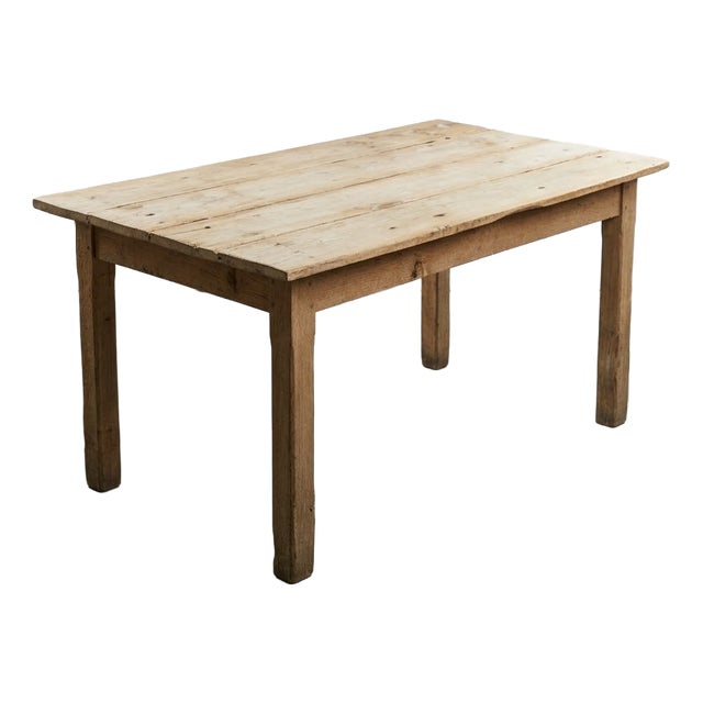 Antique Farmhouse Table in Oak, 1850s For Sale