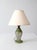 Vintage 1930s Green Glass Table Lamp For Sale - Image 13 of 13