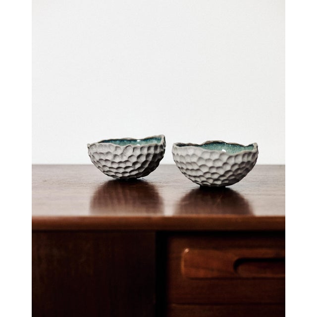Early 21st Century Vintage Ceramic Bowls, 2010s, Set of 2 For Sale - Image 5 of 5