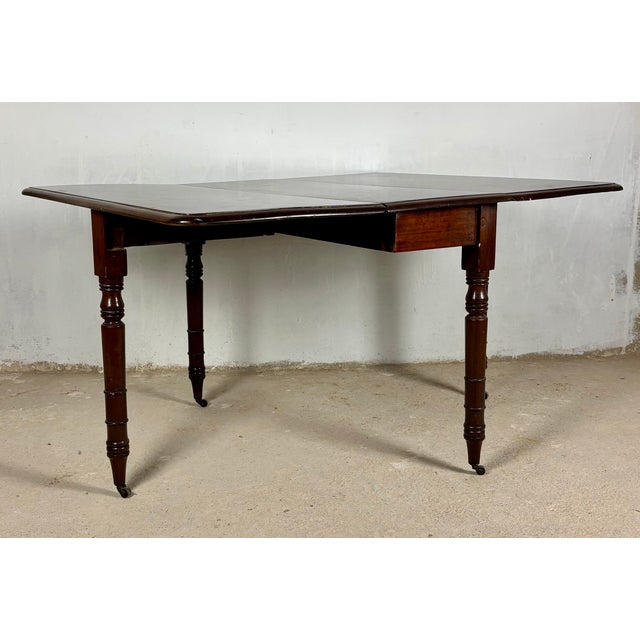 Spanish Drop-Leaf Dining Table, 1930s For Sale - Image 4 of 18