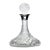 Sterling Cuffed Cut Crystal Petite Liqueur Decanter For Sale