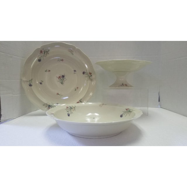 French Mid 20th Century French Limoges Serving Pieces - Set of 3 For Sale - Image 3 of 8