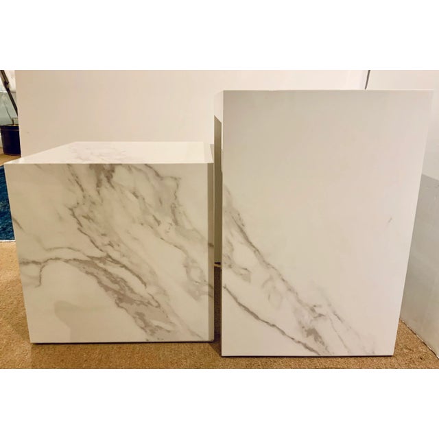 Caracole Modern a Step Up Nesting Tables Set of 2 For Sale In Atlanta - Image 6 of 7