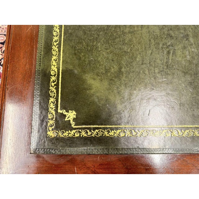 English Chesterfield Writing Desk in Oak For Sale - Image 15 of 17