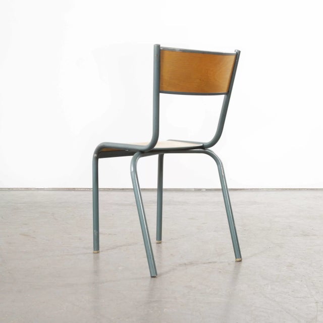 1950s Vintage French Mullca Stacking Chair, 1950s For Sale - Image 5 of 8