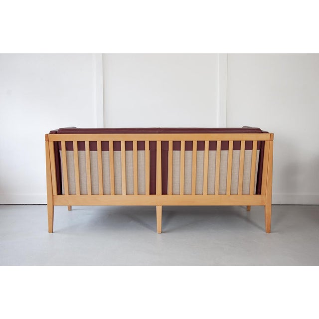 Danish Leather Sofa, 1960s For Sale - Image 6 of 10