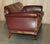 Antique Victorian Brown Leather and Walnut Sofa, 1880 For Sale - Image 17 of 18