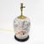 A stunning large vintage Chinese porcelain lamp, hand-painted with a serene scene of mandarin ducks among delicate...