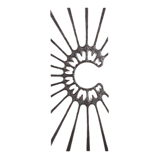 Brutalist Wall Sculpture, 1980s For Sale