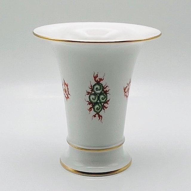 1950s Vintage Green Ming Dragon Vase from Meissen Porcelain, 1950s For Sale - Image 5 of 13