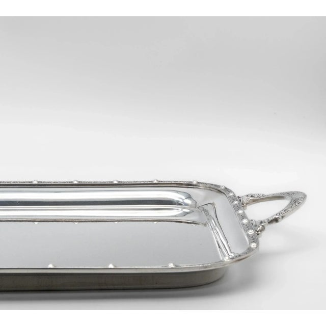 Silver Celtic George V Arts & Crafts Sterling Silver Tray from Adie Brothers Ltd, Birmingham, United Kingdom, 1935 For Sale - Image 8 of 14
