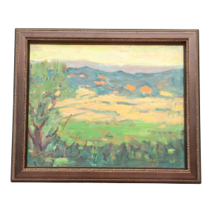 20th Century French Golden Field Painting