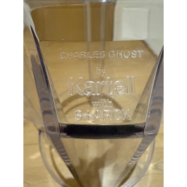 Set of Charles Ghost Stools by Philippe Starck for Kartell For Sale - Image 3 of 4